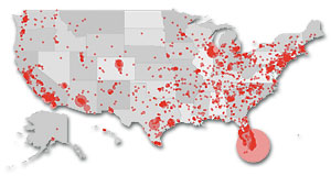 medical identity theft map